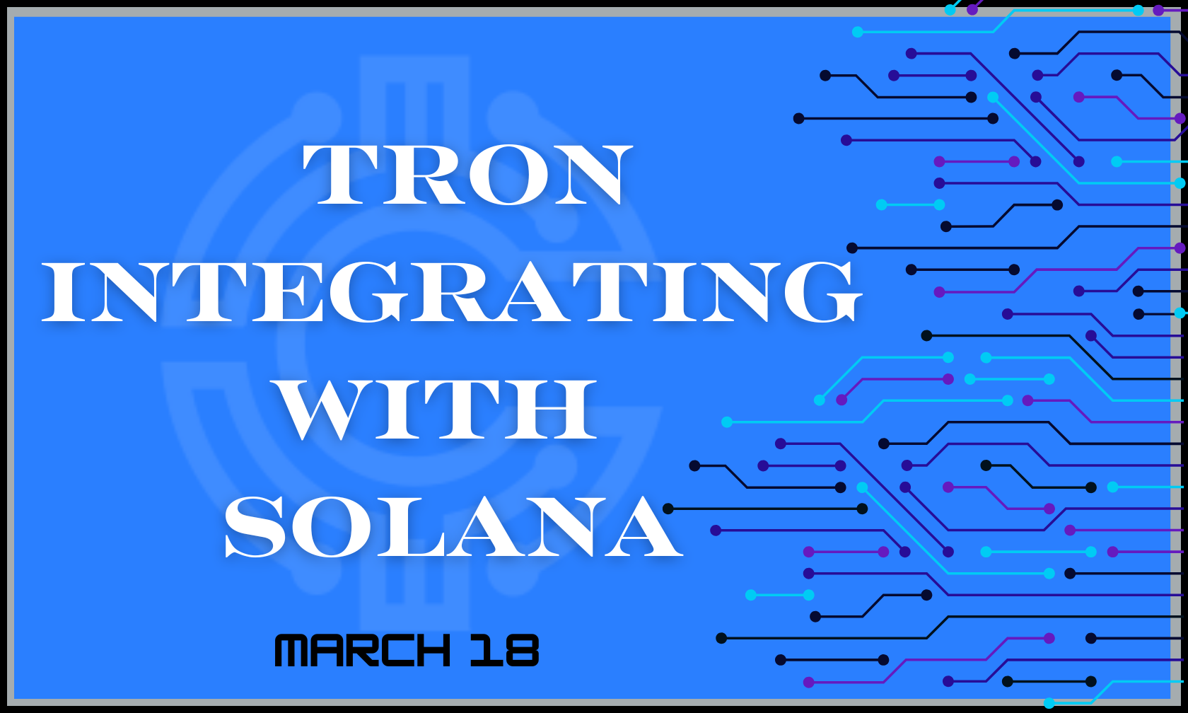 Tron Integrating with Solana